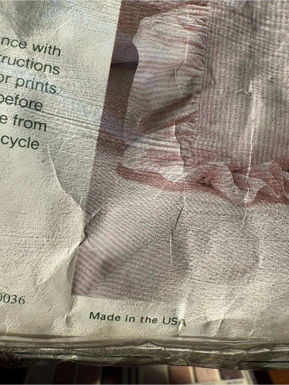 Vintage Laura Ashley King Pillow Sham NIP Ticking Stripe Made in USA PLZ READ